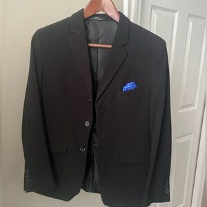 Calvin Klein young men’s black suit jacket